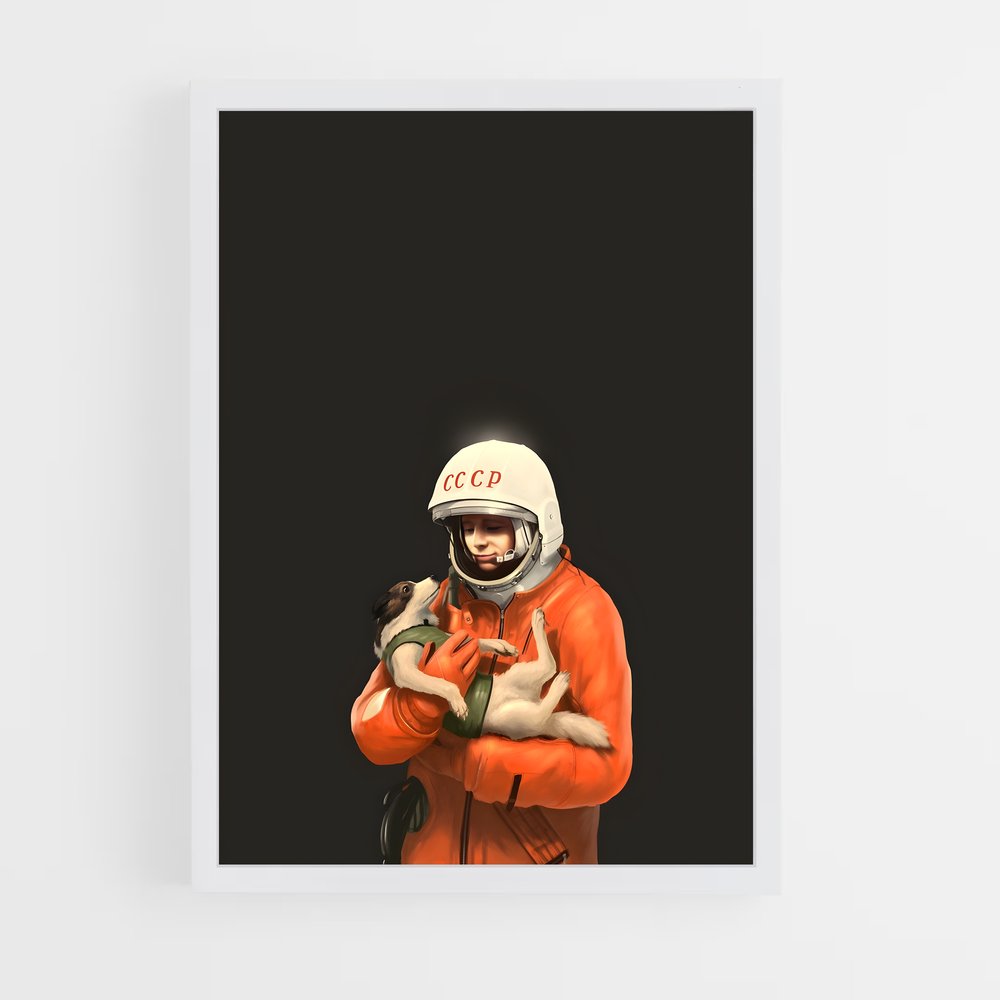 Poster L'Aventure Canine – affiche Astronautes (vue 3)